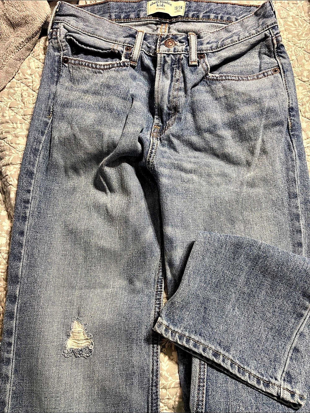 Abercrombie Kids Classic Jeans boys Size 13/14 Blue Jeans